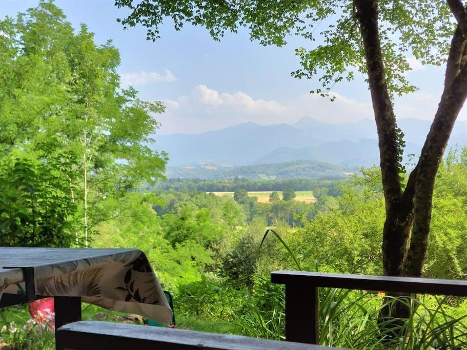Dans Les Bois Avec Vue Sur Les Pyrenees Chalet